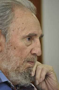 Mensaje de Fidel Castro contra la guerra nuclear