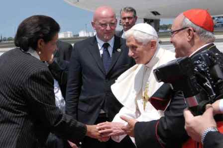 Llega el Papa a La Habana para continuar visita apostólica a Cuba